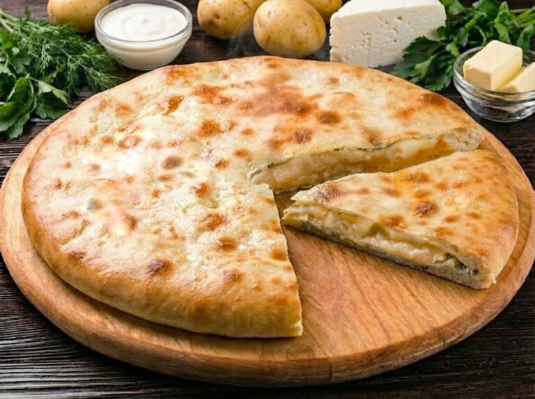 Пирог с картофелем и сыром